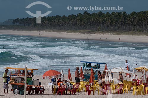  Subject: Tourism in the Frances beach  / Place:  South shore of Maceio city - Alagoas  / Date: 2011 