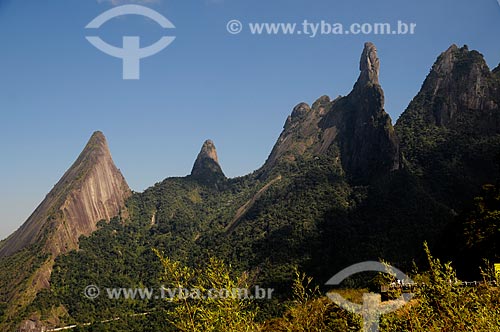  Subject: Dedo de Deus peak and the Orgaos Ridge - Atlantic Forest - Mountainous region of Rio de Janeiro  / Place:  Teresopolis - Rio de Janeiro state - Brazil  / Date: 08/2010 