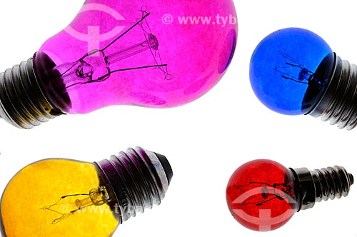  Subject: Colored lamps  / Place:  Studio  / Date: 05/2010  
