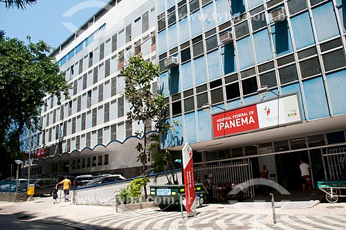  Subject: Facade of the Federal Hospital of Ipanema  / Place:  Ipanema - Rio de Janeiro city - Brazil  / Date: 10/2010 