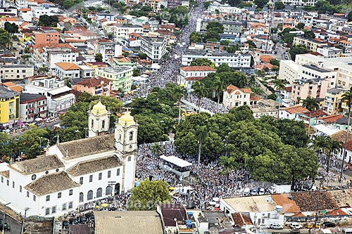  Subject: Aerial of the Nosso Senhor do Bonfim during the Lavagem day - Religious Party / Place: Salvador city - Bahia state - Brazil / Date: 13/01/2011 