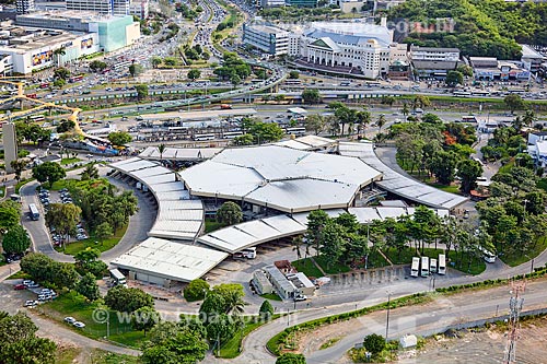  Subject: Aerial view of the Salvador city bus station  / Place:  Bahia state - Brazil  / Date: 01/2011 