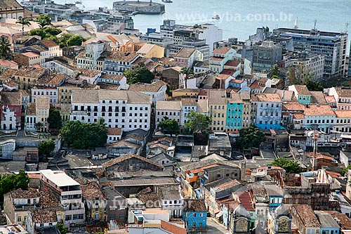  Subject: Aerial view of the Pelourinho in the Historical Center of Salvador city  / Place:  Bahia state - Brazil  / Date: 01/2011 
