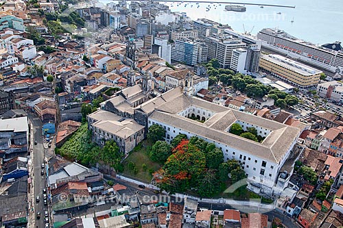  Subject: Aerial view of the Pelourinho in the Historical Center of Salvador city  / Place:  Bahia state - Brazil  / Date: 01/2011 