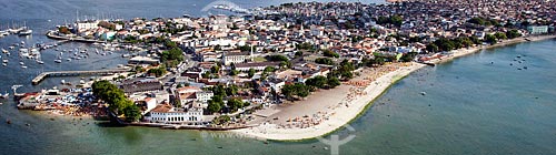  Subject: Aerial view of Ribeira neighborhood, in the Itapagipe Peninsula  / Place:  Salvador city - Bahia state - Brazil  / Date: 01/2011 