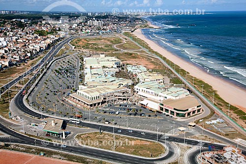  Subject: Aerial view of the shopping center Aeroclube Plaza Show  / Place:  Salvador city - Bahia state - Brazil  / Date: 01/2011 