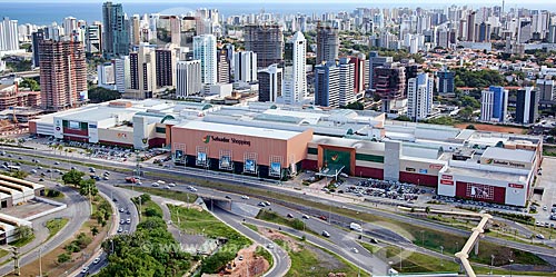  Subject: Aerial view of the Salvador Shopping  / Place:  Salvador city - Bahia state - Brazil  / Date: 01/2011 