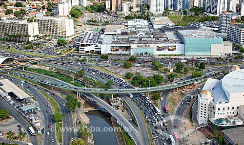  Subject: Raul Seixas viaduct with the Iguatemi Shopping in the background  / Place:  Salvador city - Bahia state - Brazil  / Date: 01/2011 