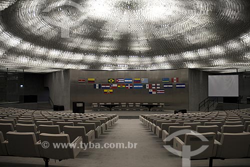  Subject: Latin american parliament auditorium in the Latin America Memorial Foundation building  / Place:  Sao Paulo city - Brazil  / Date: 05/2007 