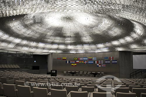  Subject: Latin american parliament auditorium in the Latin America Memorial Foundation building  / Place:  Sao Paulo city - Brazil  / Date: 05/2007 