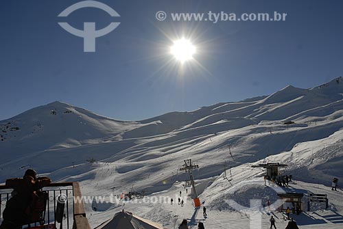  Subject: Ski station in Valle Nevado  / Place:  Chile  / Date: 2008 