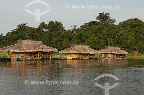  Subject: Assunto: Uacari inn, in the Mamiraua lake  / Place:  Sustainable Development Reserve of Mamiraua - Amazonas state - Brazil  / Date: 2007 