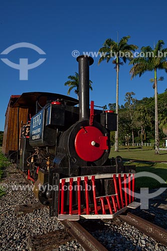  Subject: Replica of a steam locomotive  / Place:  Fazenda Guarita (Guarita Farm) - Sebastiao de Lacerda - District of Vassouras - Rio de Janeiro state - Brazil  / Date: 02/2011 