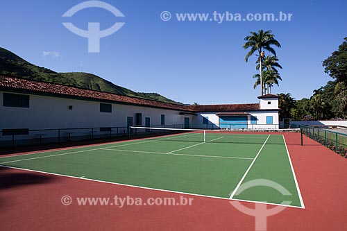  Subject: Tennis court in the Guarita Farm  / Place:  Sebastiao Lacerda - District of Vassouras - Vale do Paraiba Region - Rio de Janeiro state - Brazil  / Date: 02/2011 