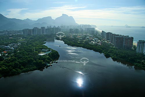  Subject: Aerial view of the Barra da Tijuca neighborhood  / Place:  Rio de Janeiro city - Brazil  / Date: 02/2011 