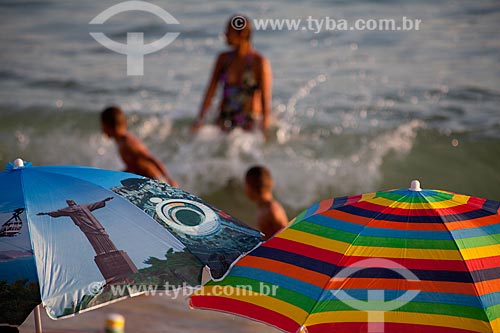  Umbrellas - Arpoador beach  - Rio de Janeiro city - Brazil