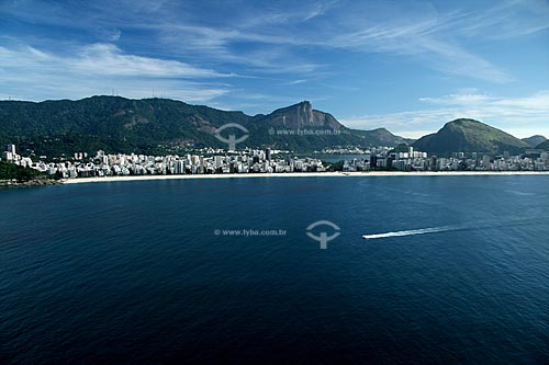  Subject: Aerial view of the neighborhoods of Ipanema and Leblon  / Place:  Rio de Janeiro city - Brazil  / Date: 02/2011 