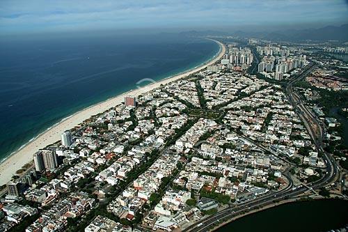 Subject: Aerial view of the Jardim Oceanico residential neighborhood  / Place:  Barra da Tijuca neighborhood - Rio de Janeiro city - Brazil  / Date: 02/2011 