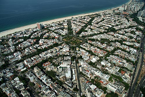  Subject: Aerial view of the Jardim Oceanico residential neighborhood  / Place:  Barra da Tijuca neighborhood - Rio de Janeiro city - Brazil  / Date: 02/2011 