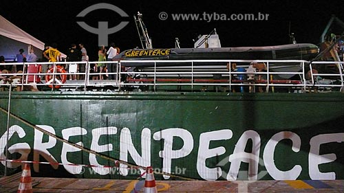  Subject: Greenpeace ship / Place: Rio de Janeiro city - Rio de Janeiro state - Brazil  / Date: 03/2009 