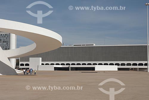  Subject: Partial view of the National Museum of Brasilia to fund the National Library of Brasilia / Place: Brasilia city - Distrito Federal (Federal District) - Brazil / Date: 07/2007 