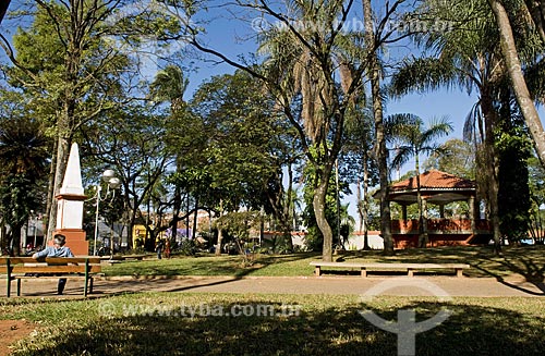  Subject: Bandstand on the  Manoel Leme square / Place: Leme city - Sao Paulo state (SP) - Brazil  / Date: 07/2009  