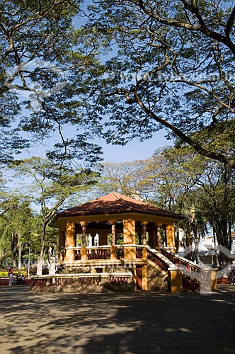  Subject: View of bandstand / Place: Pirassununga city - Sao Paulo state (SP) - Brazil / Date: 08/2009 