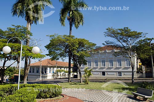  Subject: Historic mansions on the Adhemar de Barros square / Place: Mococa city - Sao Paulo state (SP) - Brazil / Date: 08/2009 