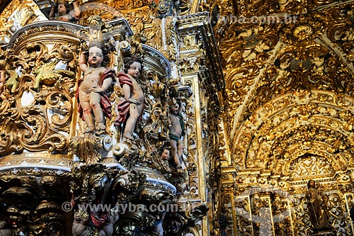  Subject: Inside the church of St. Francis in Pelourinho / Place: Salvador city - Bahia state (BA) - Brazil / Date: 02/2011 