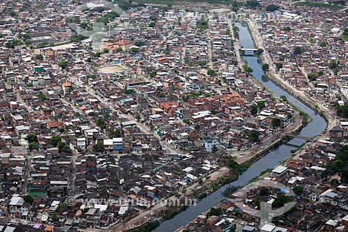  Subject: Aerial view of Cidade de Deus (City of God) / Place: Cidade de Deus neighborhood - Rio de Janeiro city - Rio de Janeiro state (RJ) - Brazil / Date: 03/2011 