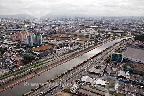  Subject: Aerial view of Marginal Tiete River / Place: Sao Paulo city - Sao Paulo state (SP) - Brazil / Date: 03/2011 