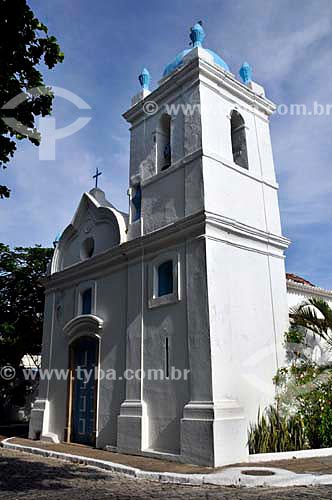  Subject: Sao Benedito Church built in 1701 / Place: Passagem neighborhood - Cabo Frio city - Rio de Janeiro state (RJ) - Brazil  / Date: 12/2010  