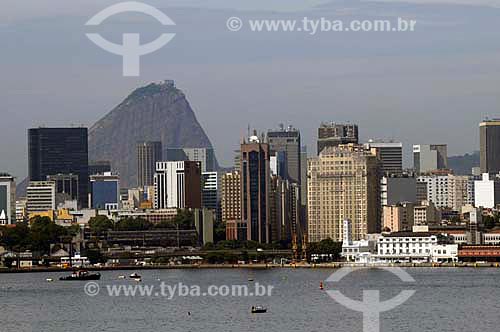  Subject: View from downtown in the background Sugar loaf / Place: Rio de Janeiro city - Rio de Janeiro state (RJ) - Brazil / Date: 04/2011  