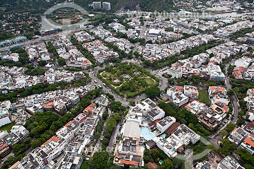  Subject: Aerial view of the Jardim Oceanico residential neighborhood  / Place: Barra da Tijuca neighborhood - Rio de Janeiro city - Rio de Janeiro state (RJ) - Brazil / Date: 03/2011 