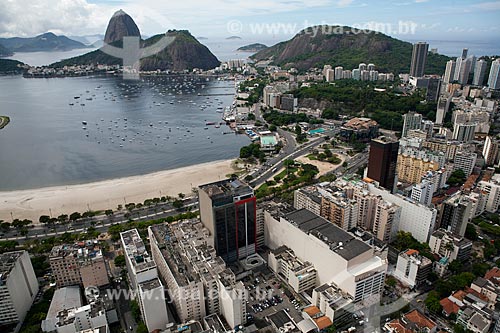  Subject: Aerial view of Botafogo Bay with Sugarloaf in the background / Place: Botafogo neighborhood - Rio de Janeiro city - Rio de Janeiro state (RJ) - Brazil / Date: 03/2011 