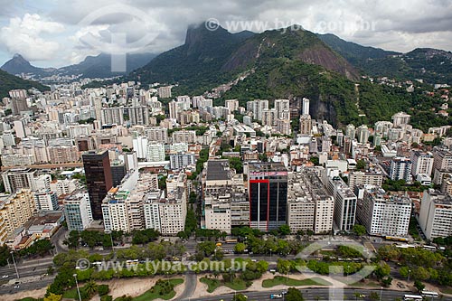  Subject: Aerial view of Botafogo with the Corcovado Mountain in the background / Place: Botafogo neighborhood - Rio de Janeiro city - Rio de Janeiro state (RJ) - Brazil / Date: 03/2011 