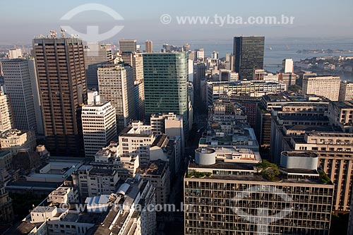  Subject: Aerial view of the center of Rio de Janeiro / Place: Rio de Janeiro city - Rio de Janeiro state (RJ) - Brazil / Date: 02/2011 