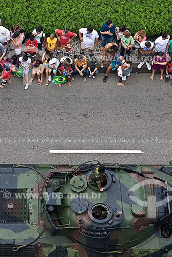  Subject: Parade to celebrate the Seven of September in Avenida Presidente Vargas / Place: City center - Rio de Janeiro city - Rio de Janeiro state (RJ) - Brazil / Date: 09/2009 