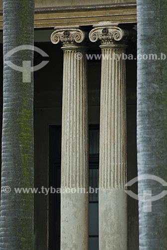  Subject: Ionian columns of Itamaraty Palace / Place: City center - Rio de Janeiro city - Rio de Janeiro state (RJ) - Brazil / Date: 12/2009 