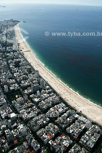  Subject: Aerial view of Leblon and Ipanema Neighborhoods / Place: Rio de Janeiro city - Rio de Janeiro state - Brazil / Date: 02/2011 