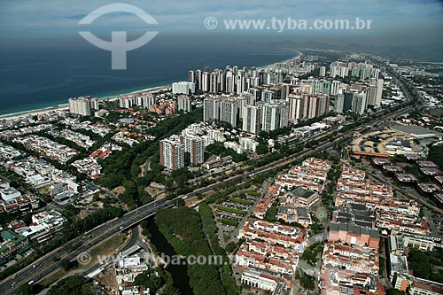  Subject: Aerial View of Barra da Tijuca  / Place: Rio de Janeiro city - Rio de Janeiro state - Brazil / Date: 02/2011 