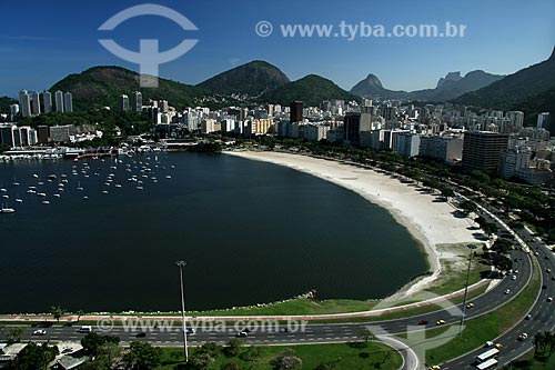  Subject: Aerial view of Botafogo Bay / Place: Botafogo neighborhood - Rio de Janeiro city - Rio de Janeiro state (RJ) - Brazil / Date: 03/2011 