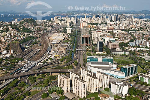  Subject: Aerial view of the Cidade Nova neighborhood   / Place: City center - Rio de Janeiro city - Rio de Janeiro state (RJ) - Brazil / Date: 12/2009 