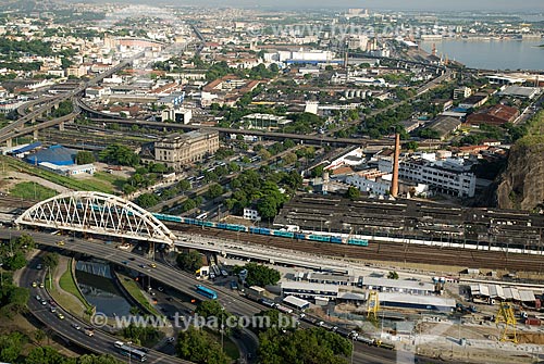  Subject: Aerial view of the Francisco Bicalho Avenue / Place: City center - Rio de Janeiro city - Rio de Janeiro state (RJ) - Brazil / Date: 11/2009 