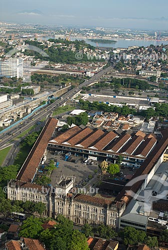  Subject: Aerial view of the Police Battalion of Shock of the Military Police of Rio de Janeiro city / Place: City center - Rio de Janeiro city - Rio de Janeiro state (RJ) - Brazil / Date: 11/2009 