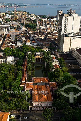  Subject: Aerial view of the Itamaraty Palace  / Place: City center - Rio de Janeiro city - Rio de Janeiro state  (RJ) - Brazil / Date: 11/2009 