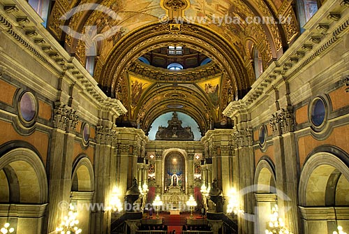  Subject: View of the main altar of the Nossa Senhora da Candelaria Church / Place: City center - Rio de Janeiro city - Rio de Janeiro state (RJ) - Brazil / Date: 12/2009 