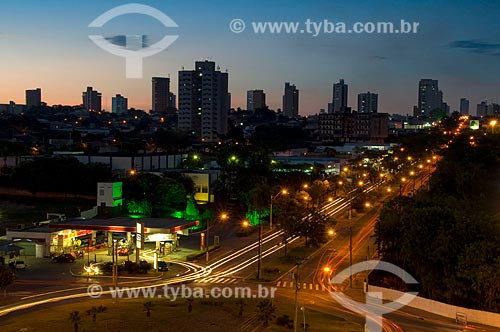  Subject: Aerial view of roundabout of Brasilia Avenue with Joaquim Pompeu de Toledo Avenue   / Place: Araçatuba city - Sao Paulo state (SP) - Brazil / Date: 04/2010 