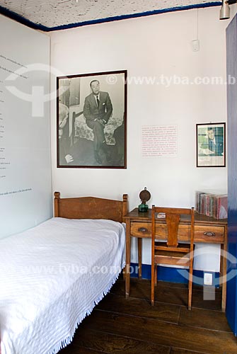  Subject: Room of President Juscelino Kubitschek / Place: Diamantina city - Minas Gerais state (MG) - Brazil / Date: 02/2008 