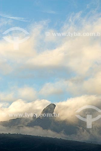  Subject: Itacolomi Peak with clouds / Place: Ouro Preto city - Minas Gerais state (MG) - Brazil / Date: 02/2008 